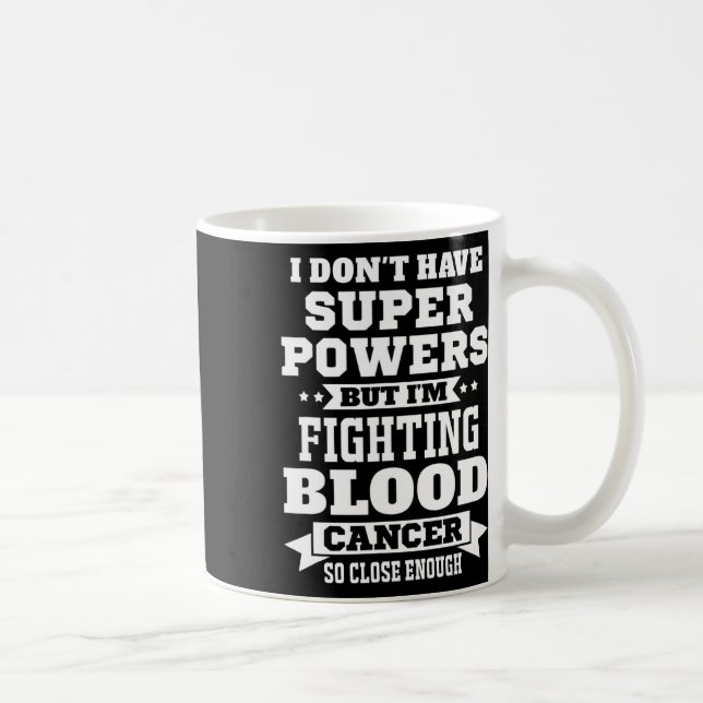 Mug Je lutte contre le cancer du sang Motivationnel L (Droite)