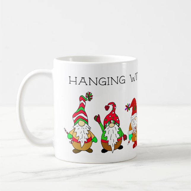 Mug Je m'accroche à mes Gnomies (Gauche)