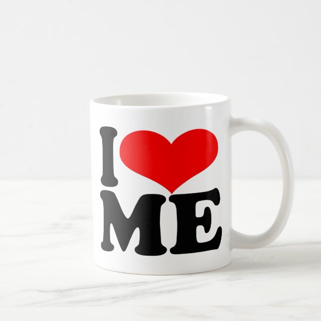 Mug Je m'aime café/tasse de thé (Droite)