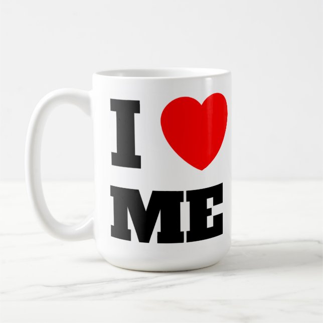 Mug Je m'aime Monogramme Script inspiration (Gauche)