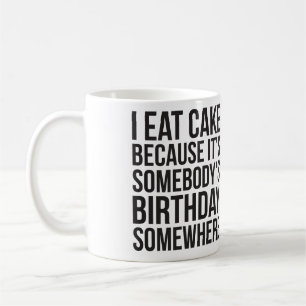 Mug Je Mange Du Gâteau