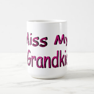 Mug Je manque mes petits-enfants