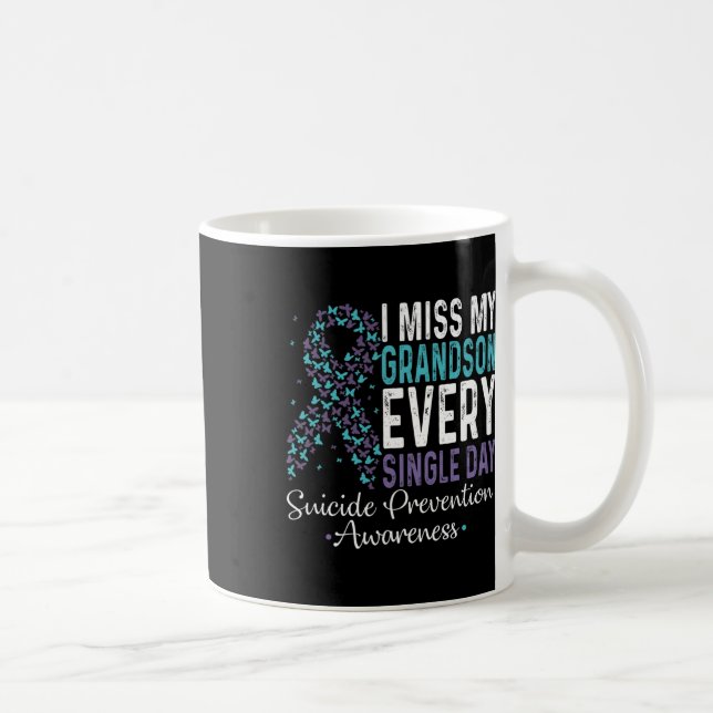 Mug Je Manque Mon Petit-Fils Tous Les Jours - Suicide  (Droite)