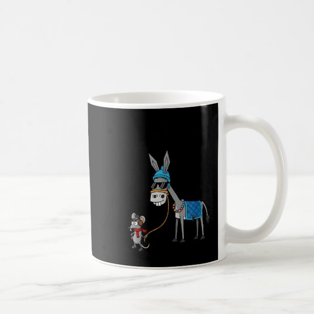 Mug Je me fiche complètement de la souris drôle d'anim (Droite)