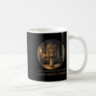 Mug Je me fiche de ce qu'ils pensent motivation
