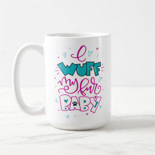 Mug Je me lave mon bébé fourrure, je lâche la main