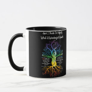 Mug Je Me Pense Comme Une Merveilleuse Hippie Mondiale