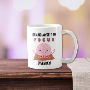 Mug Je Me Rappelle De Me Concentrer Sur L'Inspiration
