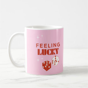 Mug Je Me Sens Lucky, Lucky Girl, Luckiest Girl, Rose
