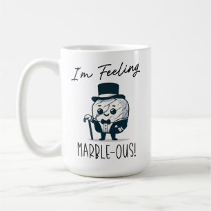 Mug Je me sens Marble-ous - Joli jeu de mots géologiqu