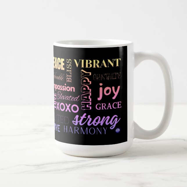 Mug Je me souviens quotidiennement des mots inspiratio (Droite)