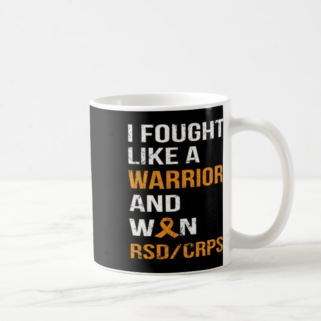 Mug Je Me Suis Battu Comme Un Guerrier Et J'Ai Gagné R (Droite)