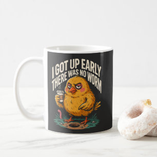 Mug Je Me Suis Levé Tôt Il N'y Avait Pas De Ver Humour