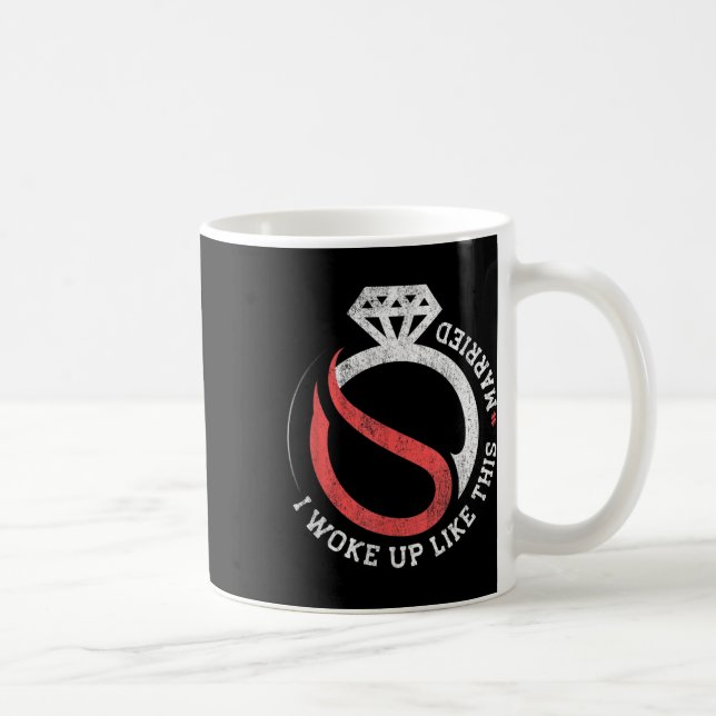 Mug Je Me Suis Réveillé Comme Cette Mariée Groom Nouve (Droite)