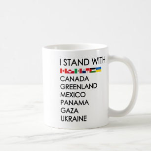 Mug Je me tiens avec Canada Groenland Mexique Panama G