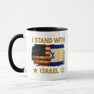 Mug Je me tiens avec Israël T-shirt Je me tiens avec I