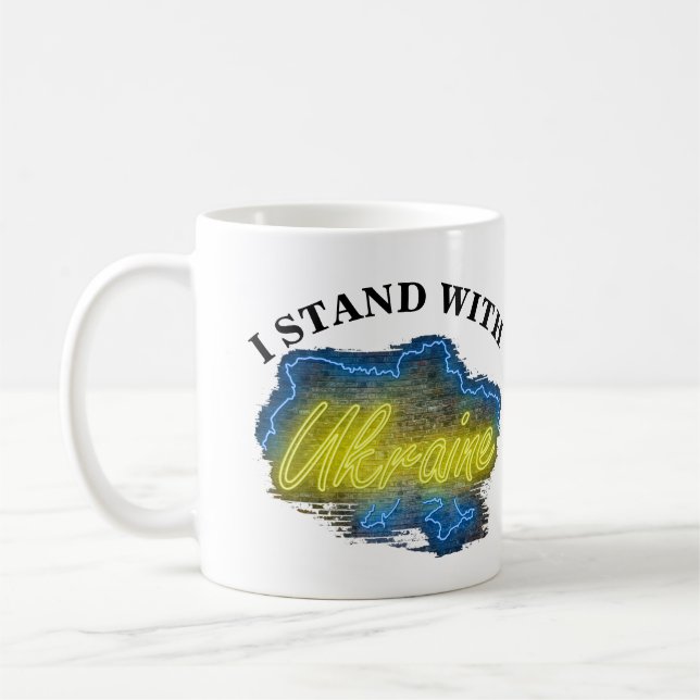 MUG JE ME TIENS AVEC L'UKRAINE (Gauche)