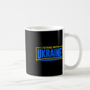 Mug Je me tiens avec l'Ukraine - Crise de soins patrio