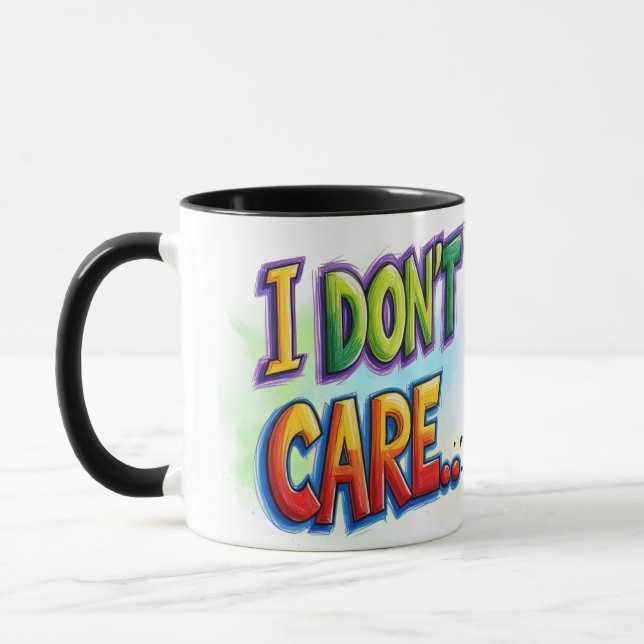 Mug Je m'en fiche... (Gauche)