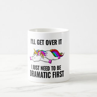 Mug Je m'en remets, mignon Unicorn