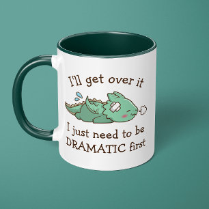 Mug Je M'en Remettrai Drame Mignon Drôle Bébé Dragon