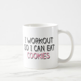 Mug Je M'Entraîne Pour Pouvoir Manger Des Cookies