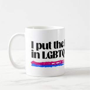 Mug Je mets le B dans LGBTQ