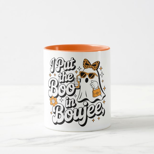 Mug Je mets le Boo dans Boujee Halloween (Centre)