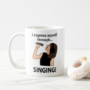 Mug Je m'exprime en chantant