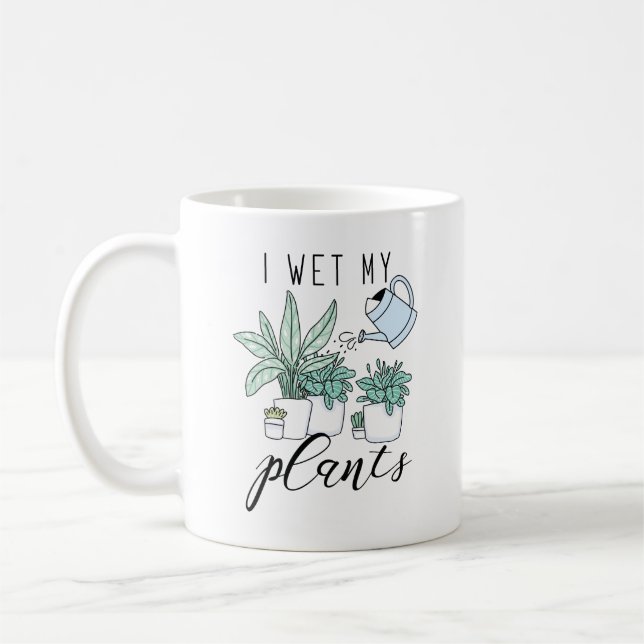 Mug Je mouille mes plantes (Gauche)