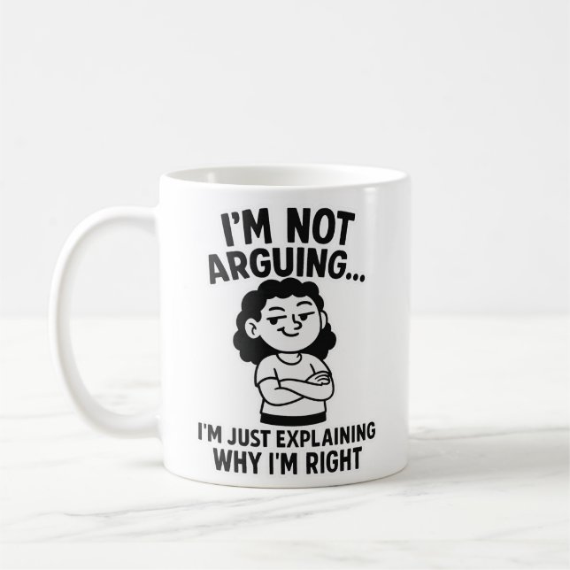 Mug Je n'affirme pas que j'explique juste pourquoi j'a (Gauche)