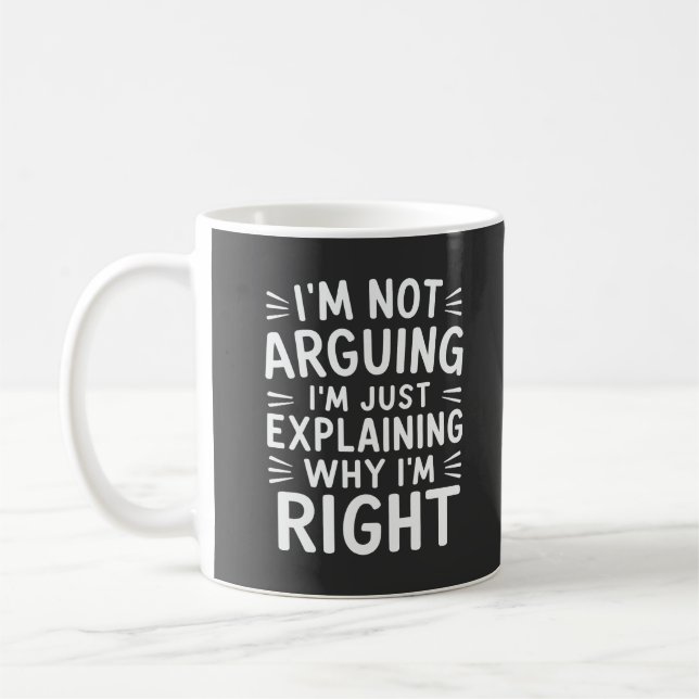 Mug Je n'affirme pas que j'explique juste pourquoi j'a (Gauche)