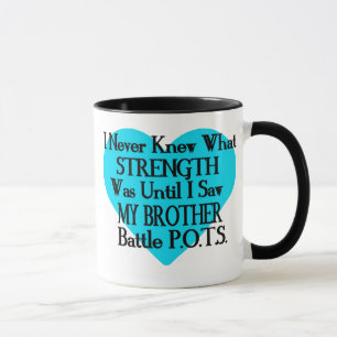 Mug Je n'ai jamais connu / Coeur / Frère...POTS