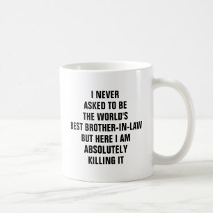 Mug Je n'ai jamais demandé à être le meilleur