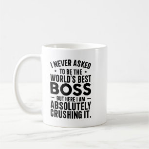 Mug Je n'ai jamais demandé à être le meilleur au monde