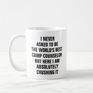 Mug Je n'ai jamais demandé à être le meilleur conse