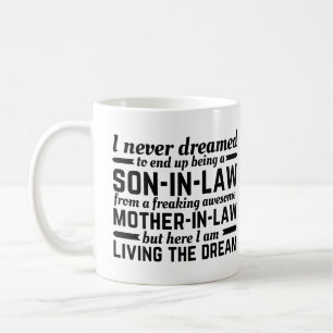 Mug Je n'ai jamais rêvé de finir comme un gendre