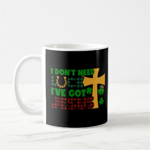 Mug Je n'ai pas besoin de chance, j'ai Jésus bébé