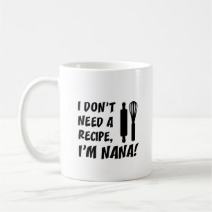 Mug Je n'ai pas besoin d'une recette que je suis