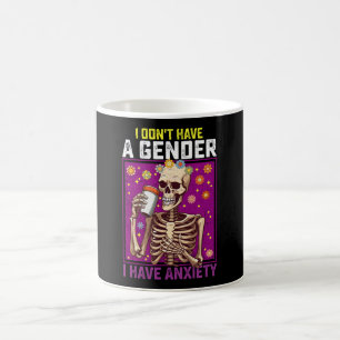 Mug Je n'ai pas de genre, j'ai de l'anxiété non binair