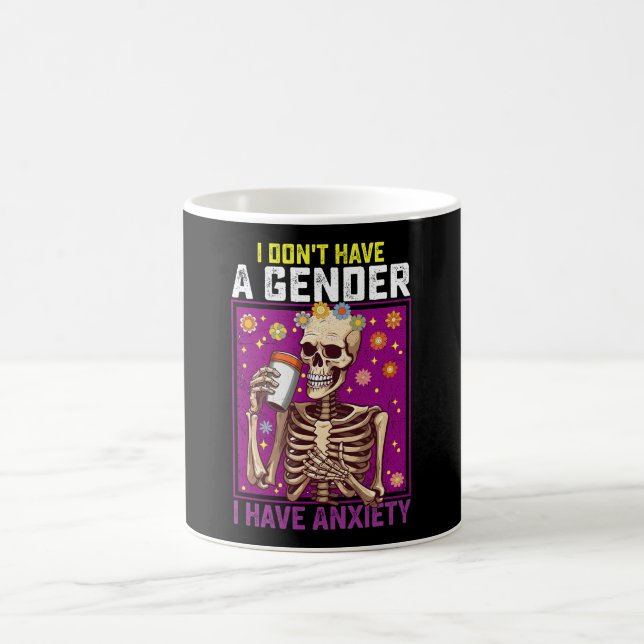 Mug Je n'ai pas de sexe j'ai de l'anxiété non binaire (Centre)