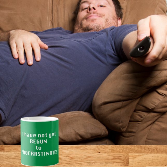 Mug Je n'ai pas encore commencé à procrastiner (Créateur téléchargé)