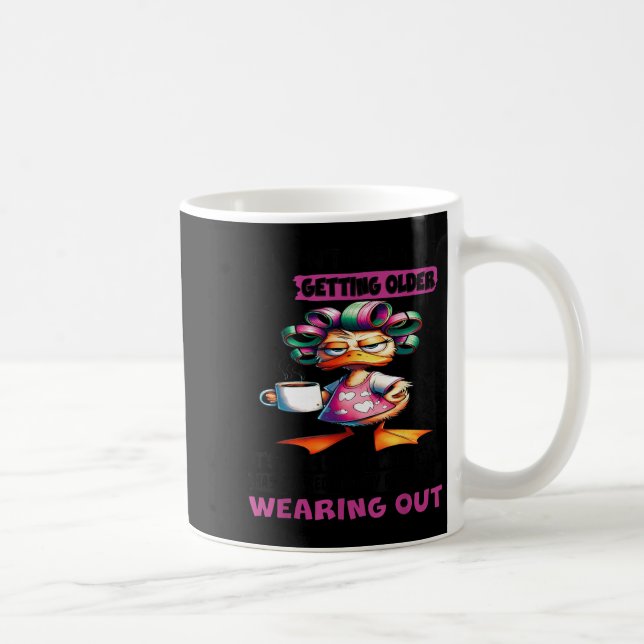 Mug Je n'ai pas l'impression de vieillir c'est plutôt  (Droite)