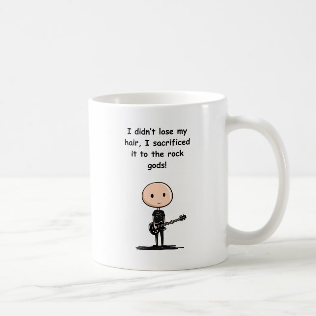Mug - Je n'ai pas perdu mes cheveux - Dieux rocher (Droite)
