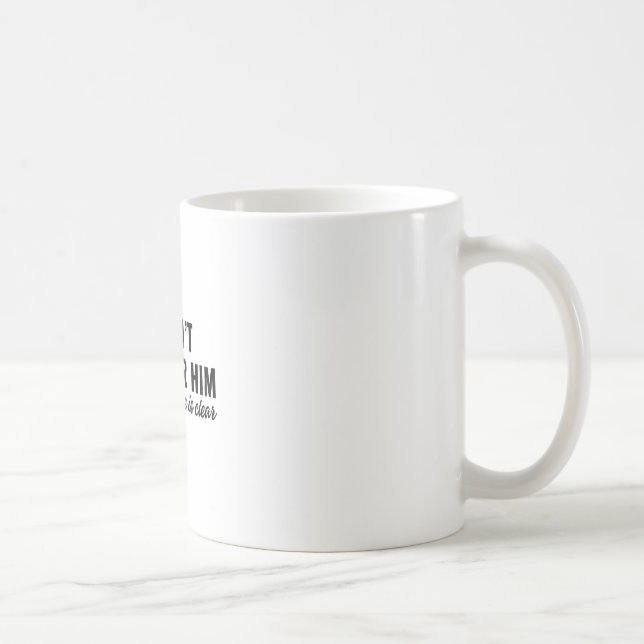 Mug Je n'ai pas voté pour lui ma conscience est claire (Droite)