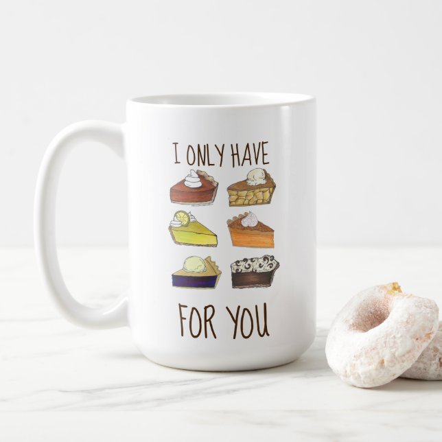 Mug Je n'ai que des tartes (yeux) pour vous Funny Bake (Avec donut)