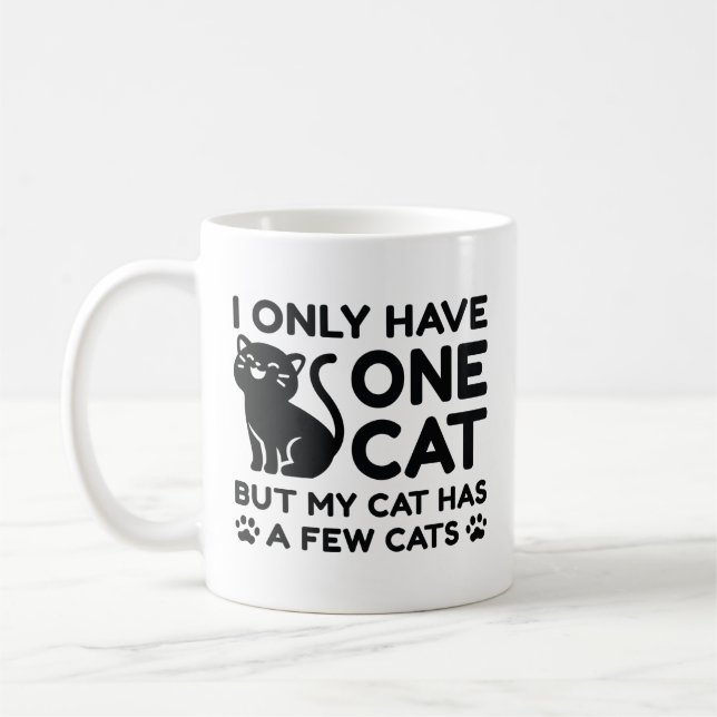 Mug Je N'Ai Qu'Un Chat (Gauche)