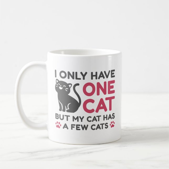 Mug Je N'Ai Qu'Un Chat (Gauche)