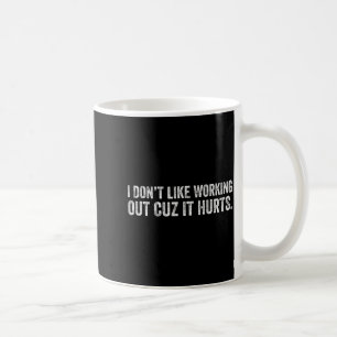 Mug Je n'aime pas faire de l'exercice parce que ça fai