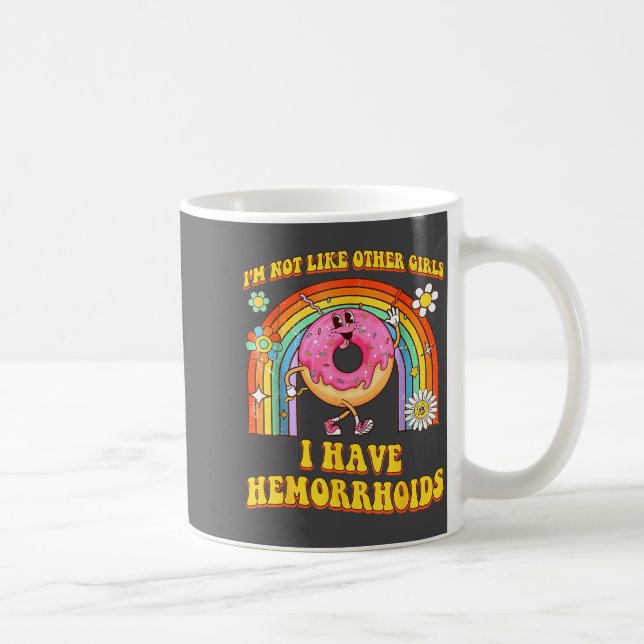 Mug Je n'aime pas les autres hémorroïdes gênantes (Droite)